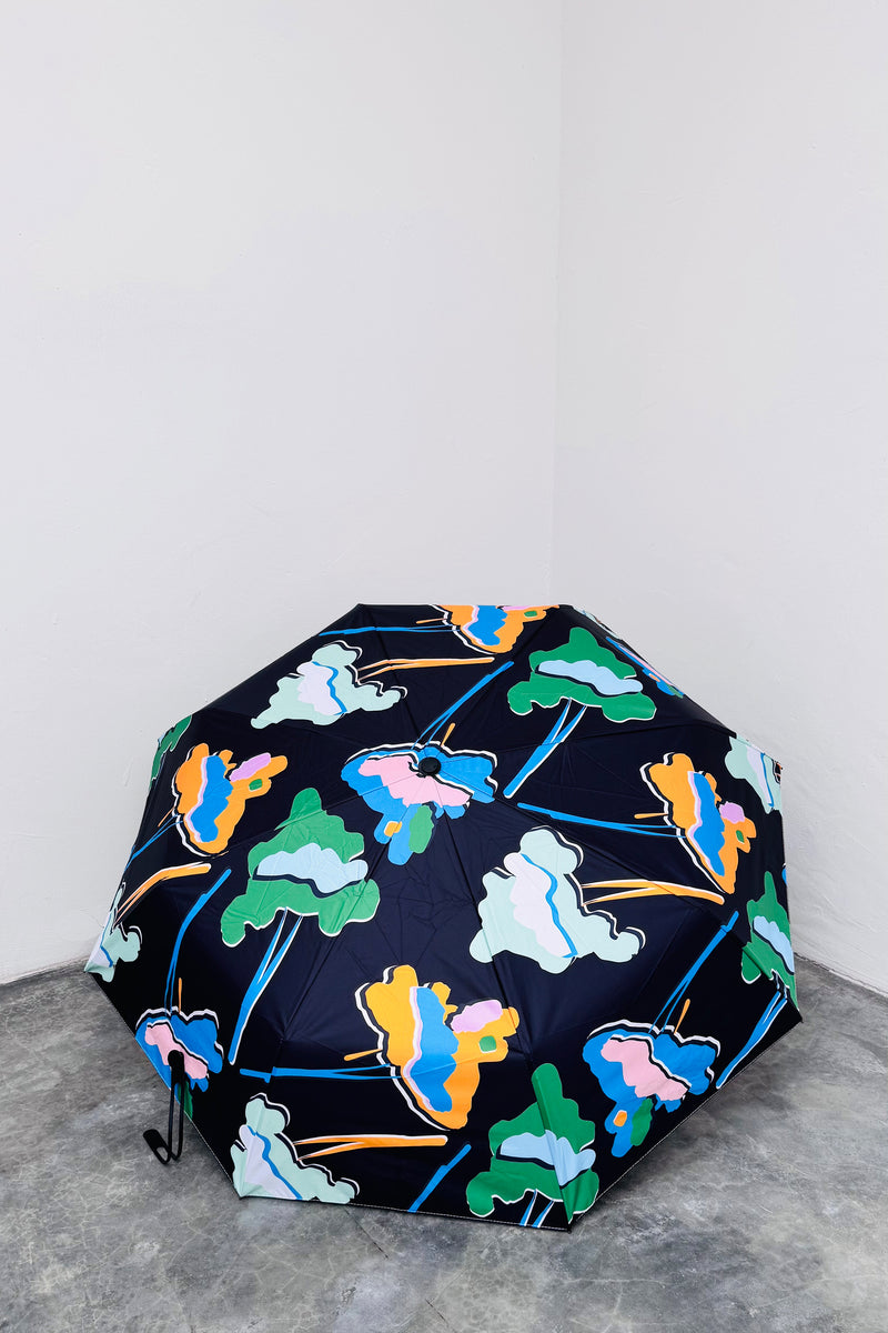 CGH030 || FUWA FUWA UMBRELLA || FOLDED NAVY