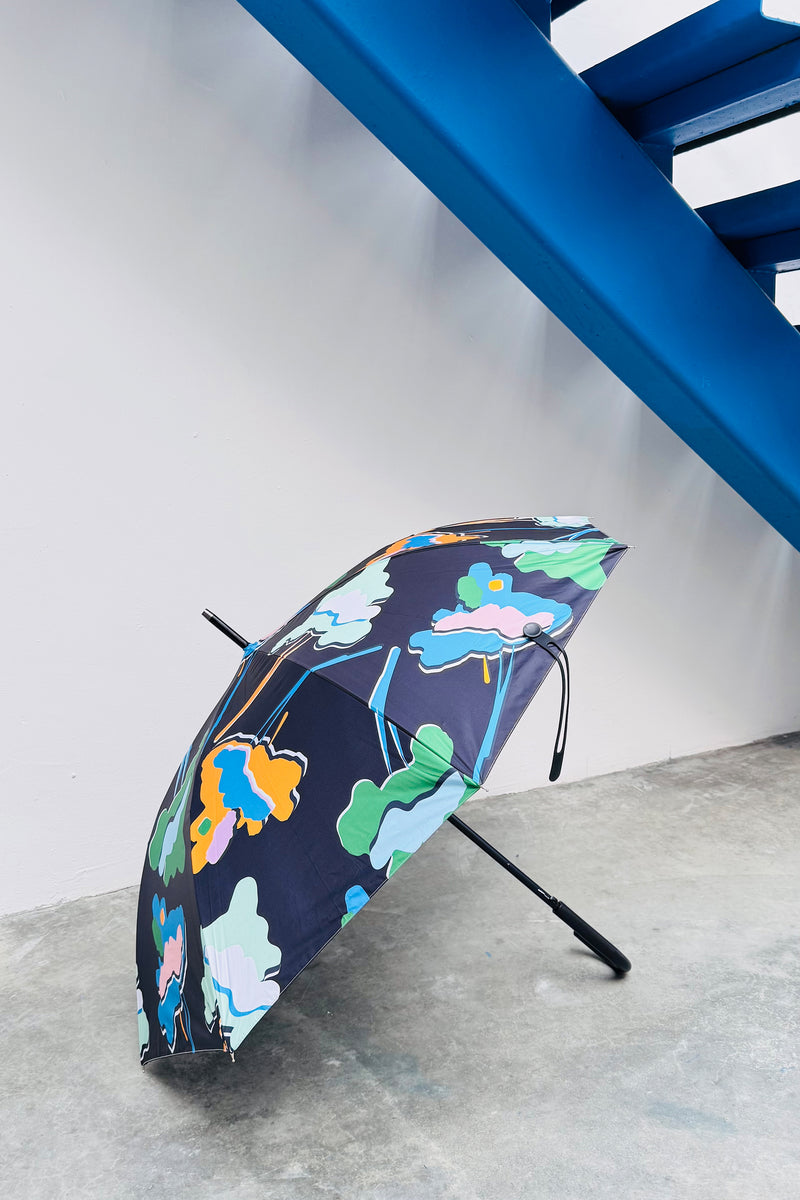 CGH035 || FUWA FUWA UMBRELLA || NAVY